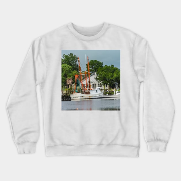 Calabash boat Crewneck Sweatshirt by KensLensDesigns